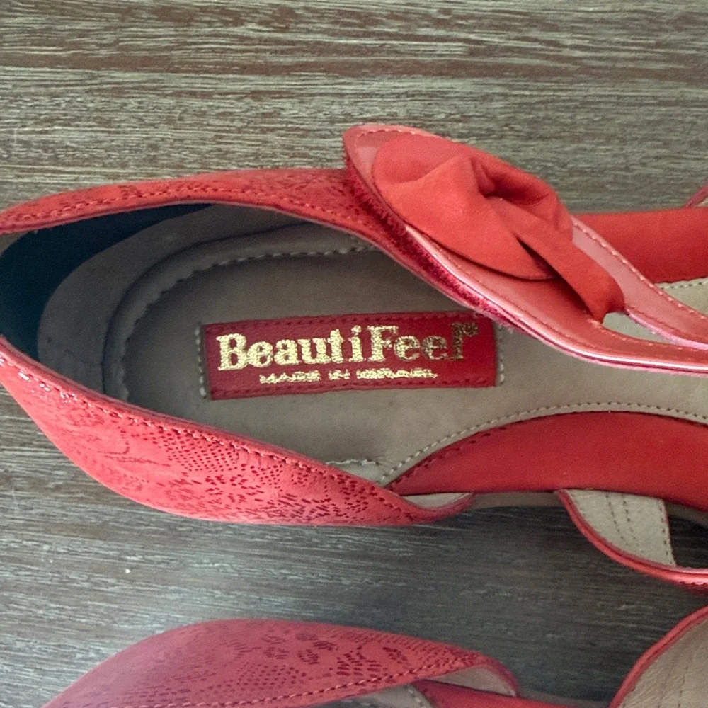 Beautifeel Coral Sparkle Nubuck Women's Shoes size 39